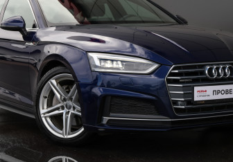 Подержанный автомобиль Audi A5 Liftback 2018 года (25 фото)