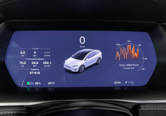 Подержанный автомобиль Tesla Model X 2020 года (11 фото)