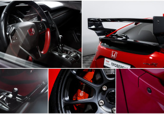 Подержанный автомобиль Honda Civic Type R Hatchback 2019 года (18 фото)