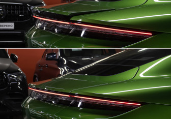 Подержанный автомобиль Porsche Taycan 2022 года (30 фото)