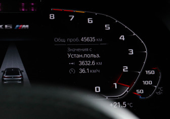 Подержанный автомобиль BMW X6 M 2020 года (11 фото)