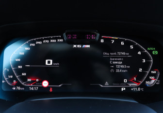 Подержанный автомобиль BMW X6 M 2021 года (11 фото)