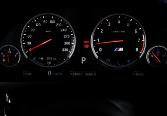 Подержанный автомобиль BMW X6 M 2018 года (11 фото)