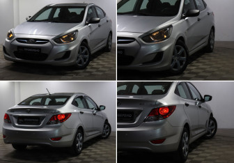 Подержанный автомобиль Hyundai Solaris Sedan 2014 года (18 фото)