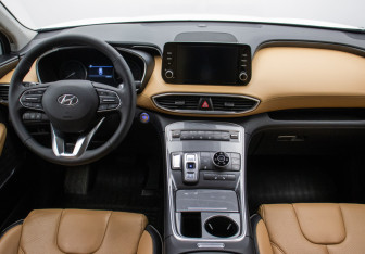 Подержанный автомобиль Hyundai Santa Fe 2021 года (13 фото)