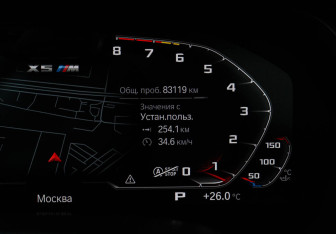 Подержанный автомобиль BMW X5 M 2021 года (26 фото)