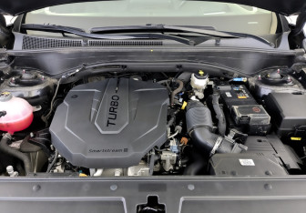 Подержанный автомобиль Hyundai Santa Fe 2022 года (9 фото)