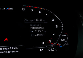 Подержанный автомобиль BMW X3 M 2019 года (11 фото)