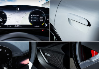 Подержанный автомобиль Porsche Taycan 2020 года (26 фото)