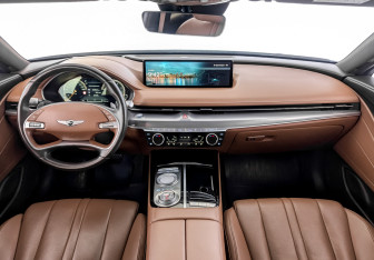 Подержанный автомобиль Genesis G80 2021 года (14 фото)