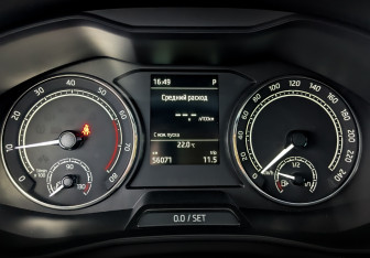 Подержанный автомобиль Skoda Rapid Liftback 2022 года (13 фото)