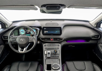 Подержанный автомобиль Hyundai Santa Fe 2021 года (14 фото)