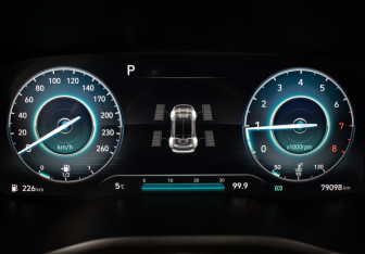 Подержанный автомобиль Hyundai Santa Fe 2021 года (13 фото)