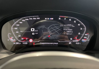 Подержанный автомобиль BMW X3 M 2021 года (25 фото)
