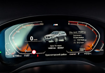 Подержанный автомобиль BMW X3 2021 года (13 фото)