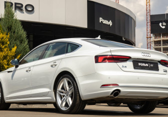 Подержанный автомобиль Audi A5 Liftback 2018 года (29 фото)