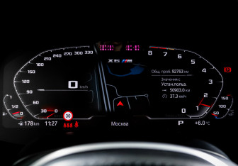 Подержанный автомобиль BMW X6 M 2020 года (11 фото)