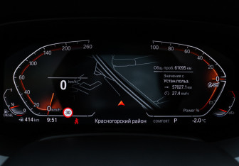 Подержанный автомобиль BMW X6 2021 года (9 фото)