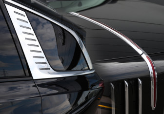 Подержанный автомобиль Hongqi E-HS9 2020 года (28 фото)