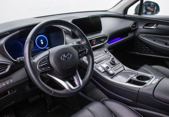 Подержанный автомобиль Hyundai Santa Fe 2021 года (9 фото)