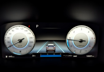 Подержанный автомобиль Hyundai Santa Fe 2022 года (13 фото)