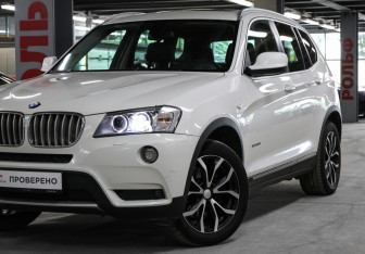 Подержанный автомобиль BMW X3 2014 года (22 фото)