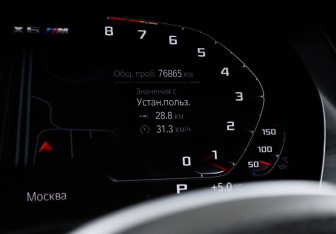 Подержанный автомобиль BMW X6 M 2020 года (11 фото)