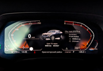 Подержанный автомобиль BMW X6 2020 года (13 фото)