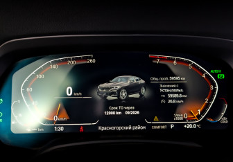 Подержанный автомобиль BMW X6 2021 года (13 фото)