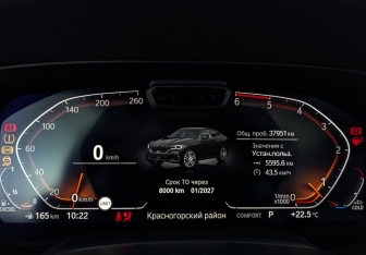 Подержанный автомобиль BMW X6 2020 года (16 фото)