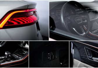 Подержанный автомобиль Audi Q8 2022 года (23 фото)