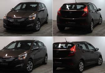 Подержанный автомобиль Hyundai Solaris Hatchback 2015 года (21 фото)
