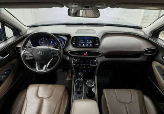Подержанный автомобиль Hyundai Santa Fe 2019 года (11 фото)