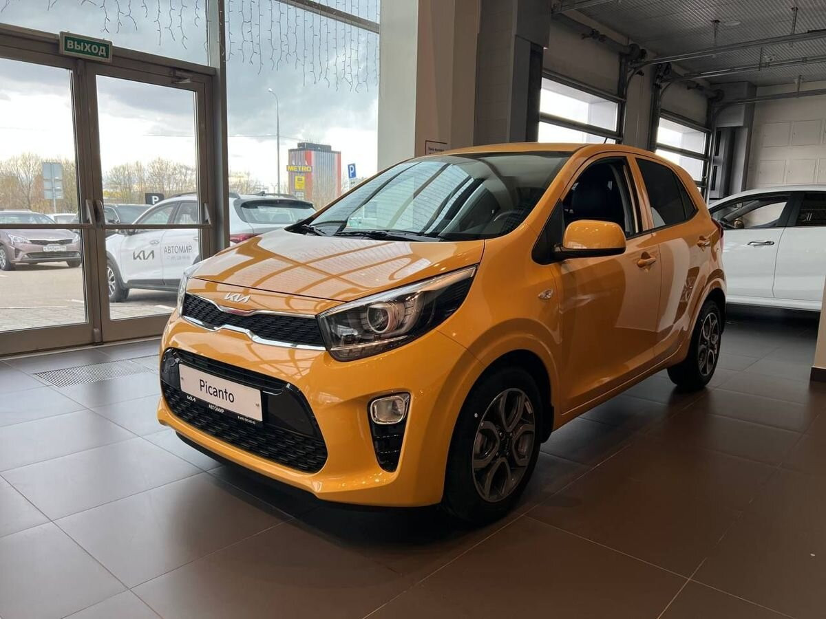 Kia Picanto 2023 1.0 АТ 67 л.с. желтый 2 250 000 ₽ в Москве | Колёса авто