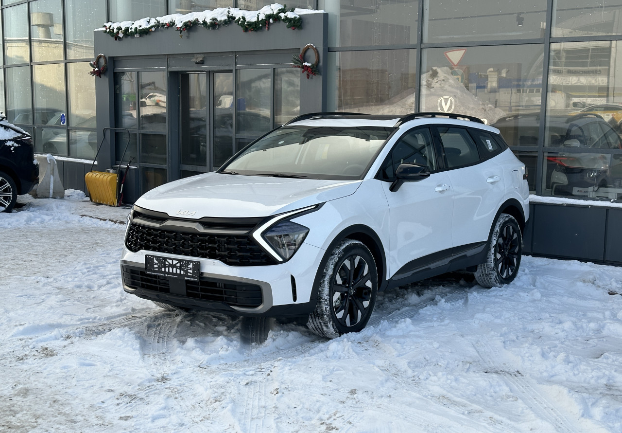 Kia Sportage 2023 2.0 АТ 236 л.с. комплектация Prestige белый 4 590 000 ₽ в  Москве | Колёса авто