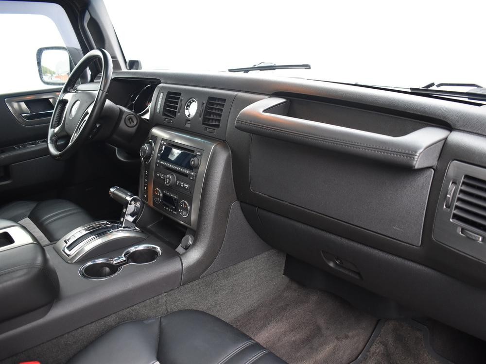 black hummer h2 interior