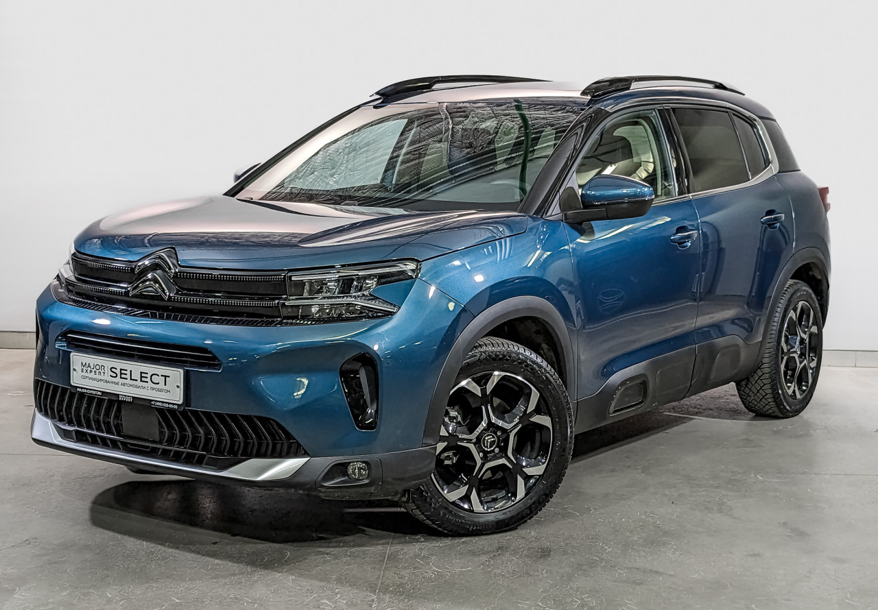 Citroen C5 Aircross 2023 1.6 АТ 175 л.с. синий 3 575 000 ₽ в Москве |  Колёса авто